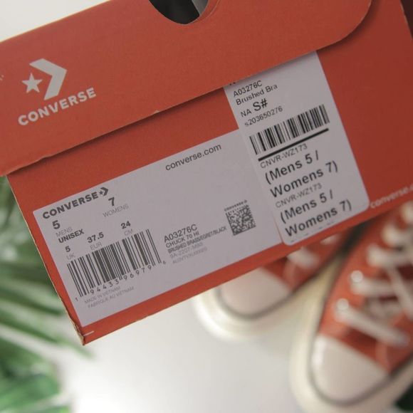 Converse Chuck 70 High Top Orange Cream Women's Sneaker - Picture 5 of 5